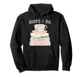 Books And Tea Pastel Book Lover Hoodie - Trendy Graphic Men Women - T-Shirt, Sweatshirt, Hoodie