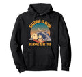 Sleeping Is Good Reading Is Better Hoodie - Unique Graphic Unisex - T-Shirt, Sweatshirt, Hoodie