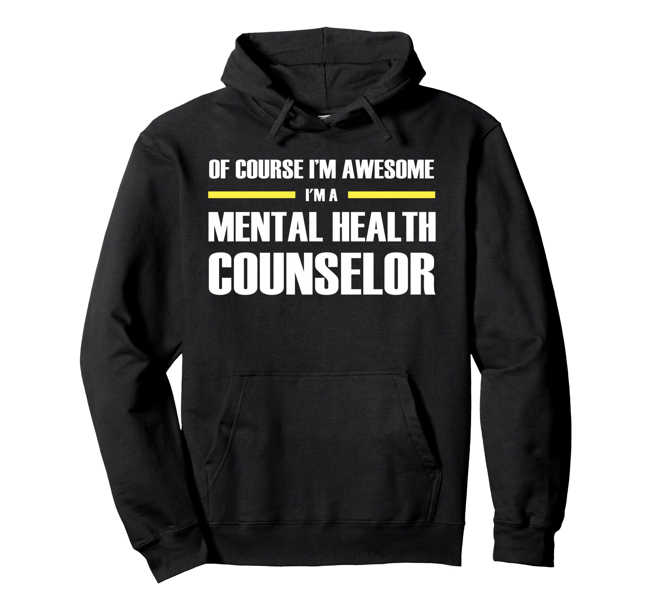 Original Awesome Mental Health Counselor Hoodie - Trendy Graphic Unisex - T-Shirt, Sweatshirt, Hoodie