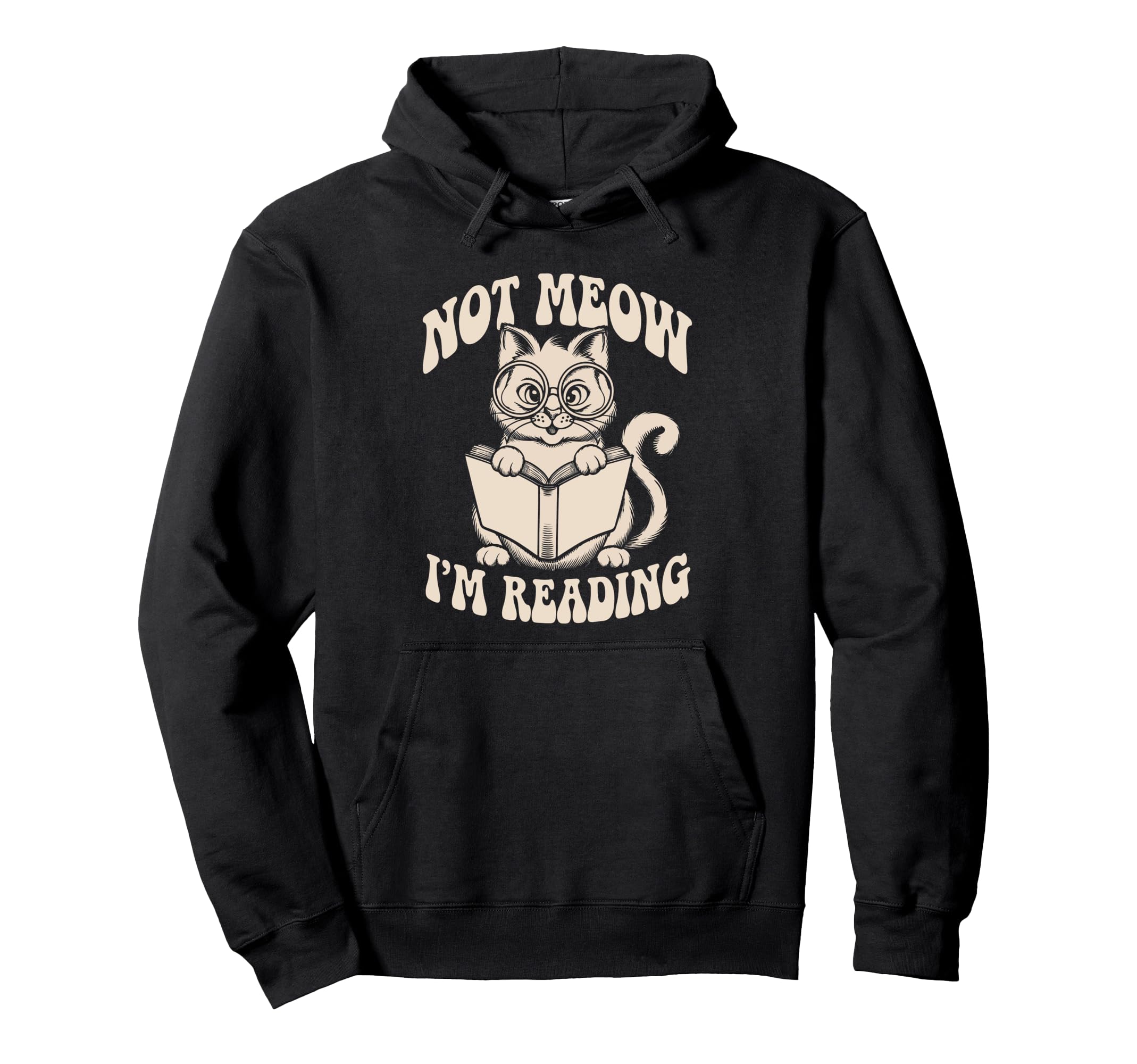 Cat Bookworm Bibliophile Reader Book Sweatshirt - Trendy Graphic Men Women - T-Shirt, Sweatshirt, Hoodie