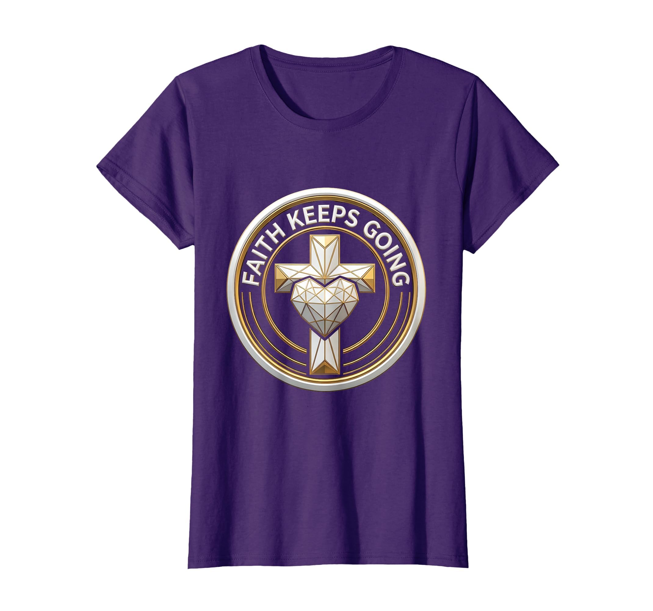 Faith Keeps Going Love Faith T-Shirt - Casual Everyday Wear Men Women - T-Shirt, Sweatshirt, Hoodie