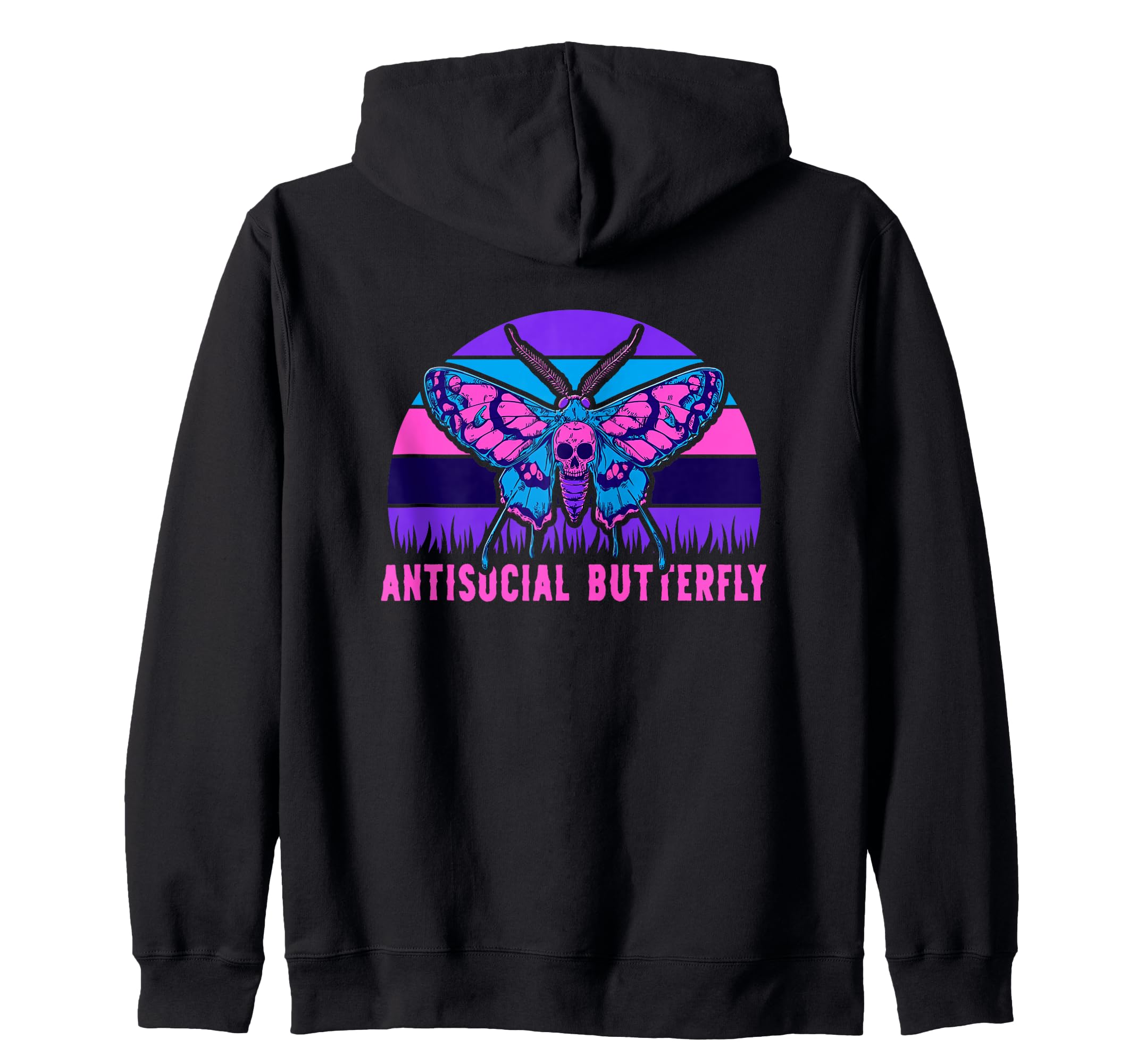 Antisocial Butterfly Gift Sweatshirt - Graphic Print Unisex - T-Shirt, Sweatshirt, Hoodie