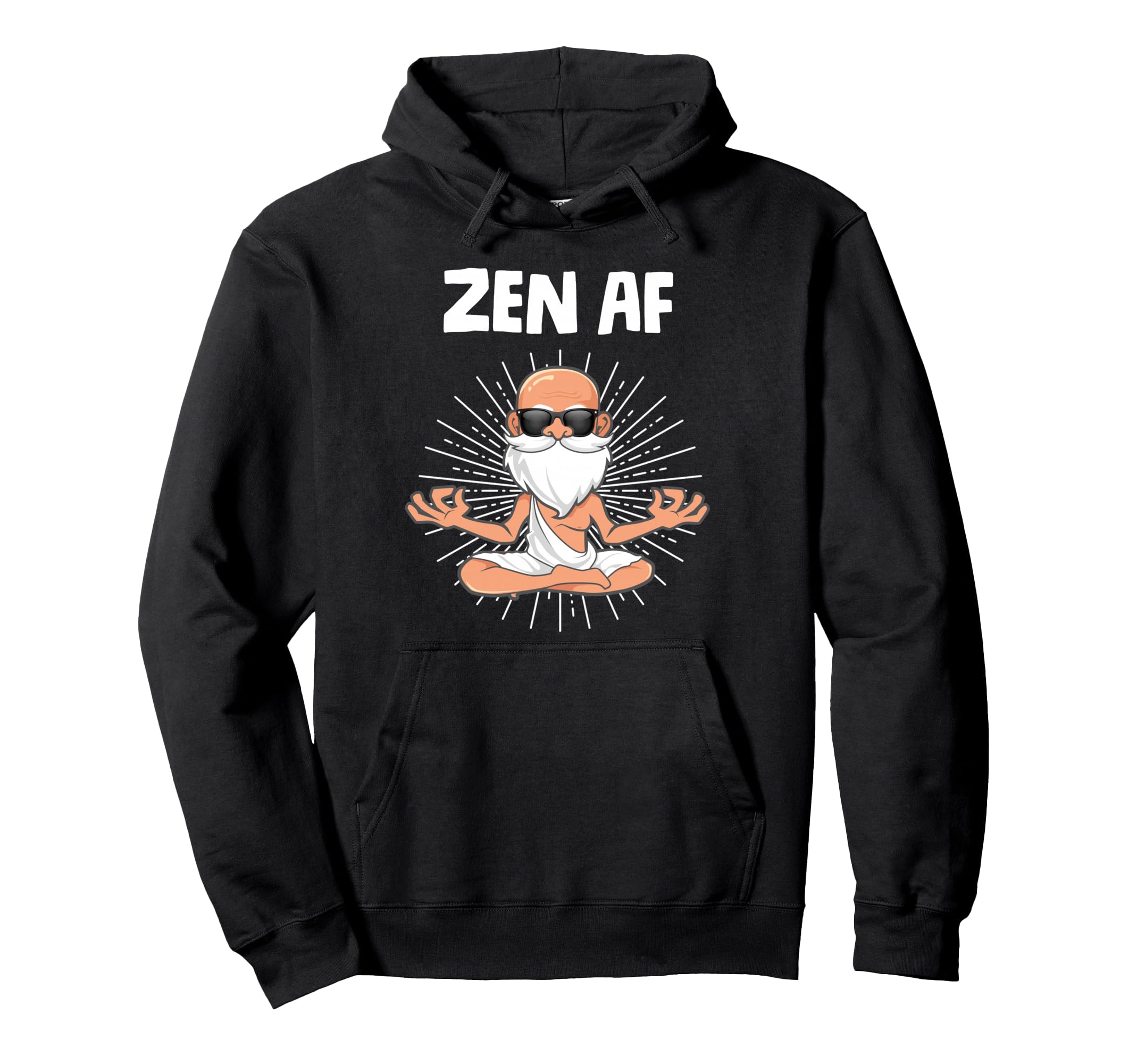 Funny Yoga Lotus Pose Meditation Hoodie - Minimalist Print Men Women - T-Shirt, Sweatshirt, Hoodie