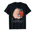 Embrace Neurodiversity Brain Floral T-Shirt - Unique Graphic Men Women - T-Shirt, Sweatshirt, Hoodie