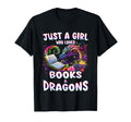 Just Who Loves Books Dragons T-Shirt - Streetwear Style Men Women - T-Shirt, Sweatshirt, Hoodie