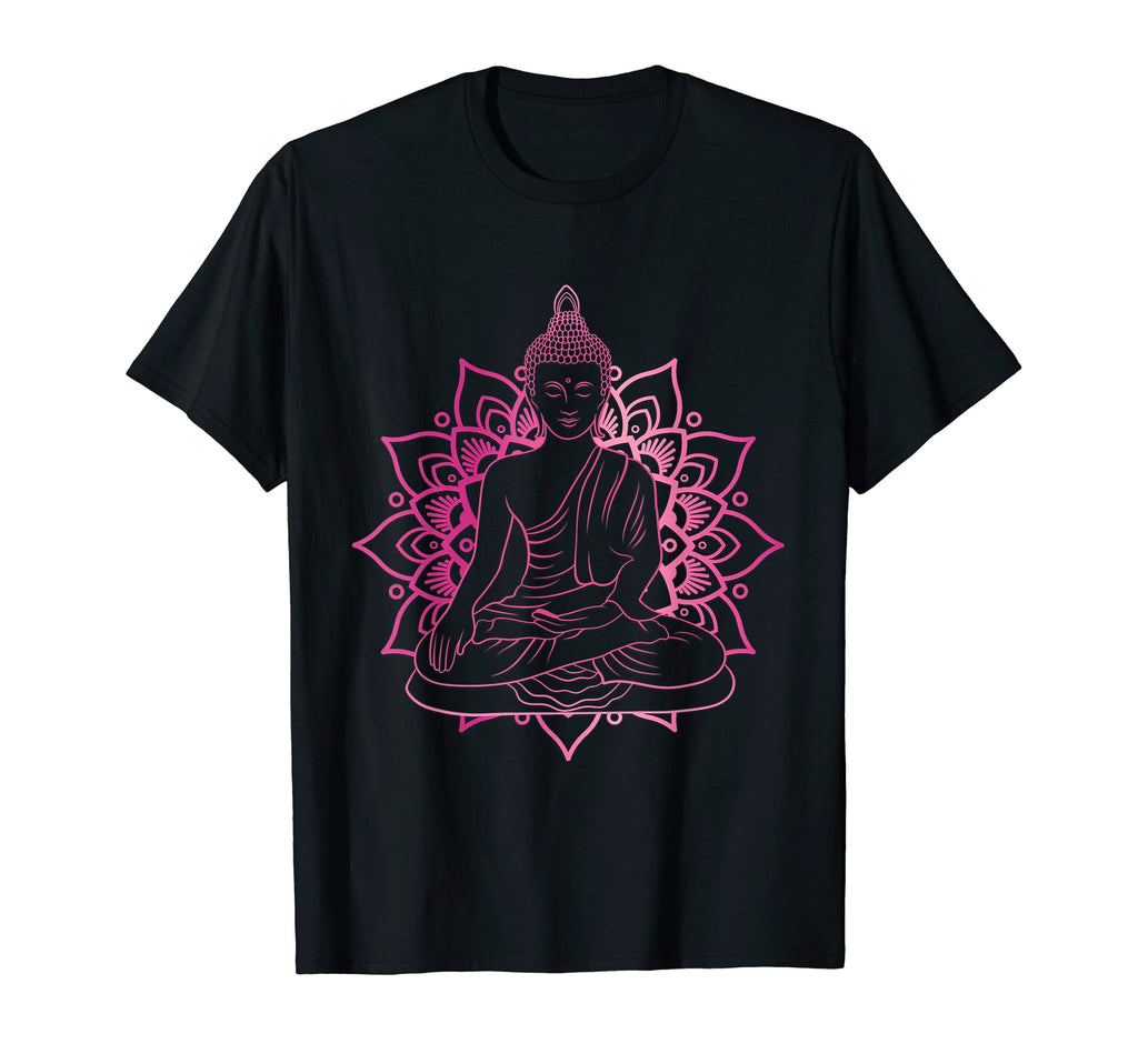 Buddha Mandala Buddhist Mindfulness T-Shirt - Novelty Apparel Unisex - T-Shirt, Sweatshirt, Hoodie