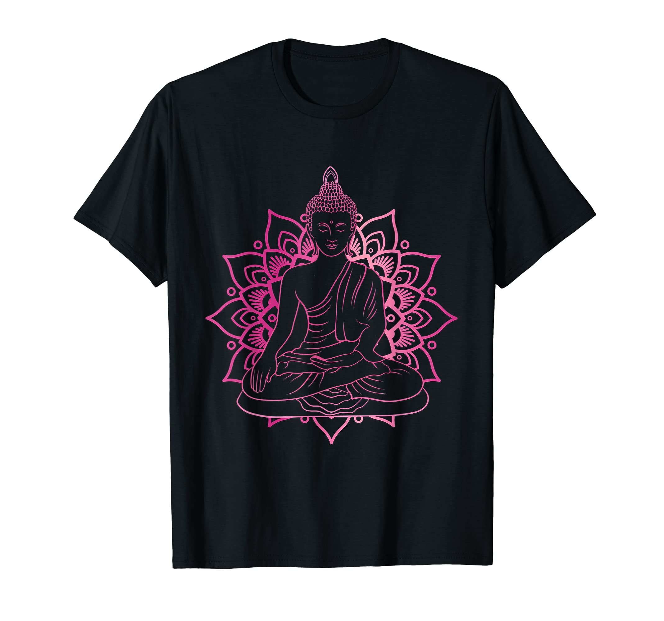 Buddha Mandala Buddhist Mindfulness T-Shirt - Novelty Apparel Unisex - T-Shirt, Sweatshirt, Hoodie