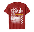Rock Red Friday My Step Mom Air Force T-Shirt - Unique Graphic Unisex - T-Shirt, Sweatshirt, Hoodie