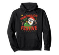 Overstimulated But Festive Funny Penguin Hoodie - Unique Graphic Men Women - T-Shirt, Sweatshirt, Hoodie