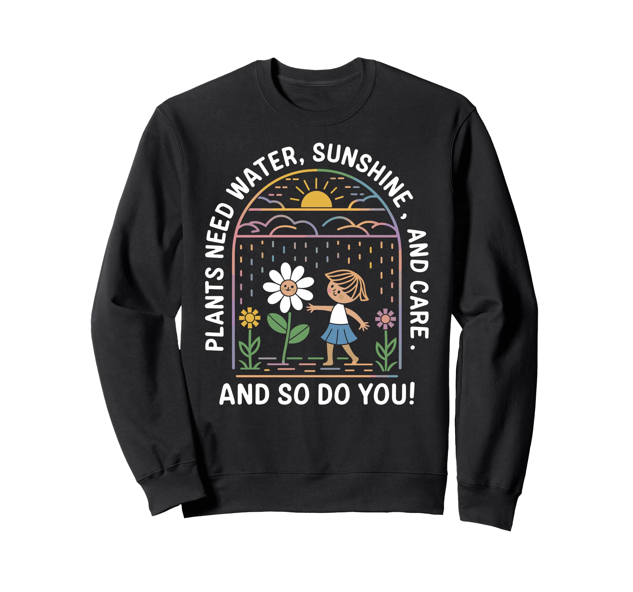 Mental Health Awareness Self Care Sweatshirt - Novelty Apparel for Adults - T-Shirt, Sweatshirt, Hoodie