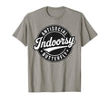 Badge Introvert Indoorsy Antisocial T-Shirt - Minimalist Print for Adults - T-Shirt, Sweatshirt, Hoodie