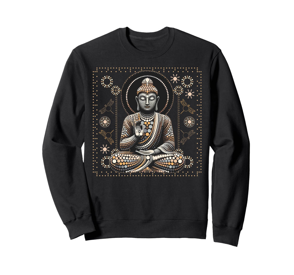 Buddha Zen Buddhism Elegant Zen Sweatshirt - Graphic Print Men Women - T-Shirt, Sweatshirt, Hoodie