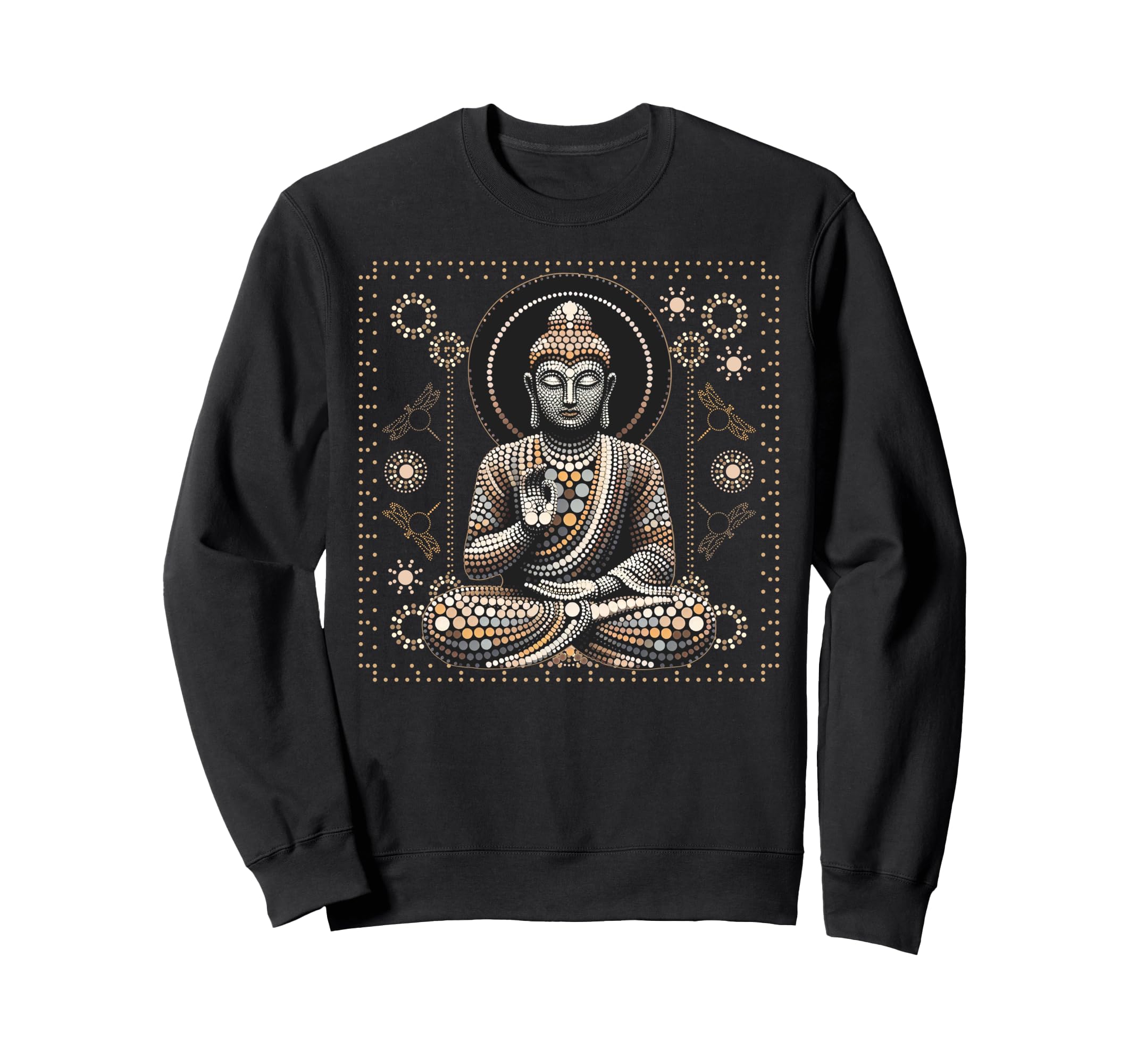 Buddha Zen Buddhism Elegant Zen Sweatshirt - Graphic Print Men Women - T-Shirt, Sweatshirt, Hoodie