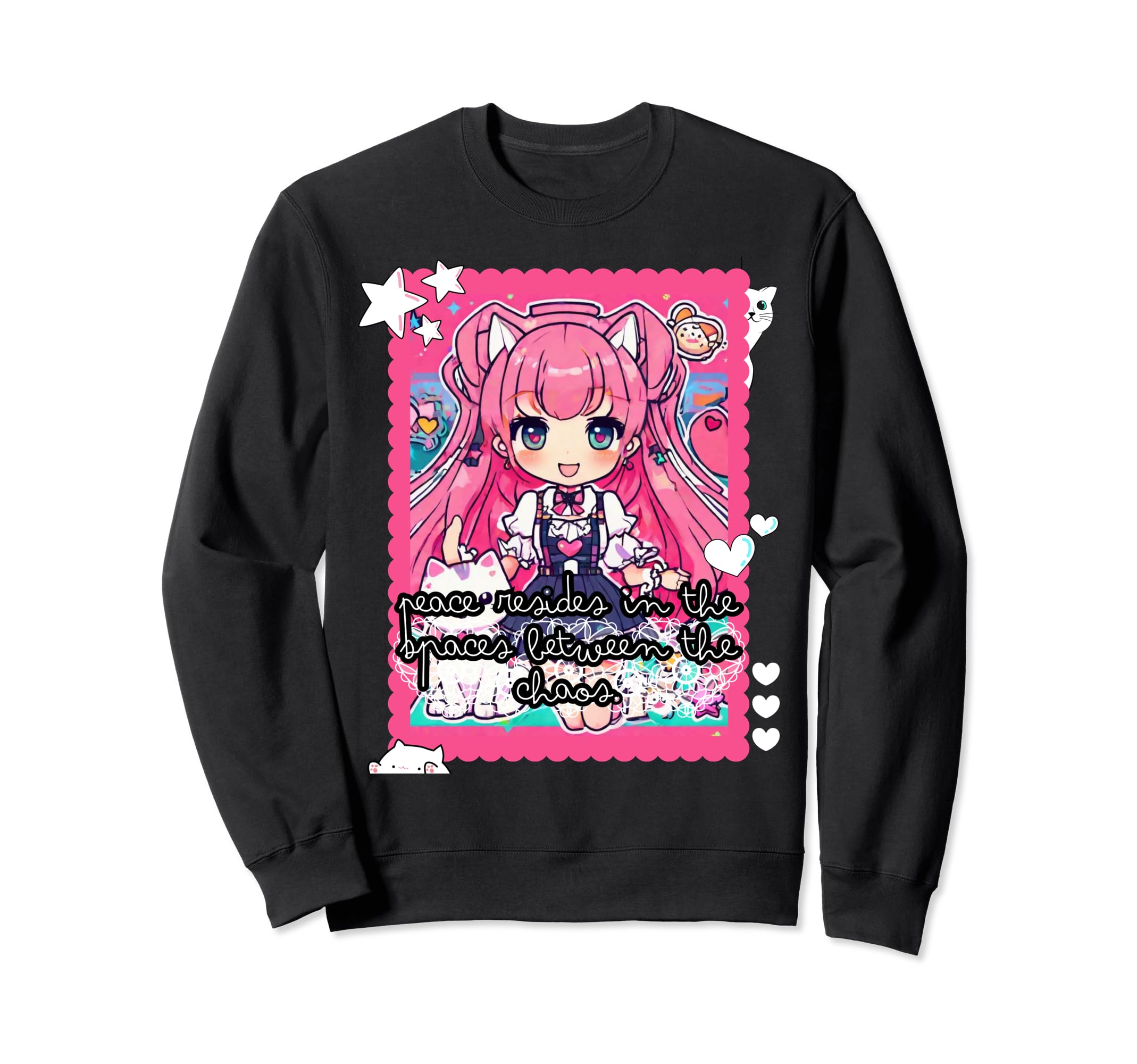 Kawaii Rebellion Strong Mind Sweatshirt - Casual Everyday Wear for Adults - T-Shirt, Sweatshirt, Hoodie