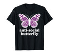 Antisocial Butterfly T-Shirt - Trendy Graphic for Adults - T-Shirt, Sweatshirt, Hoodie