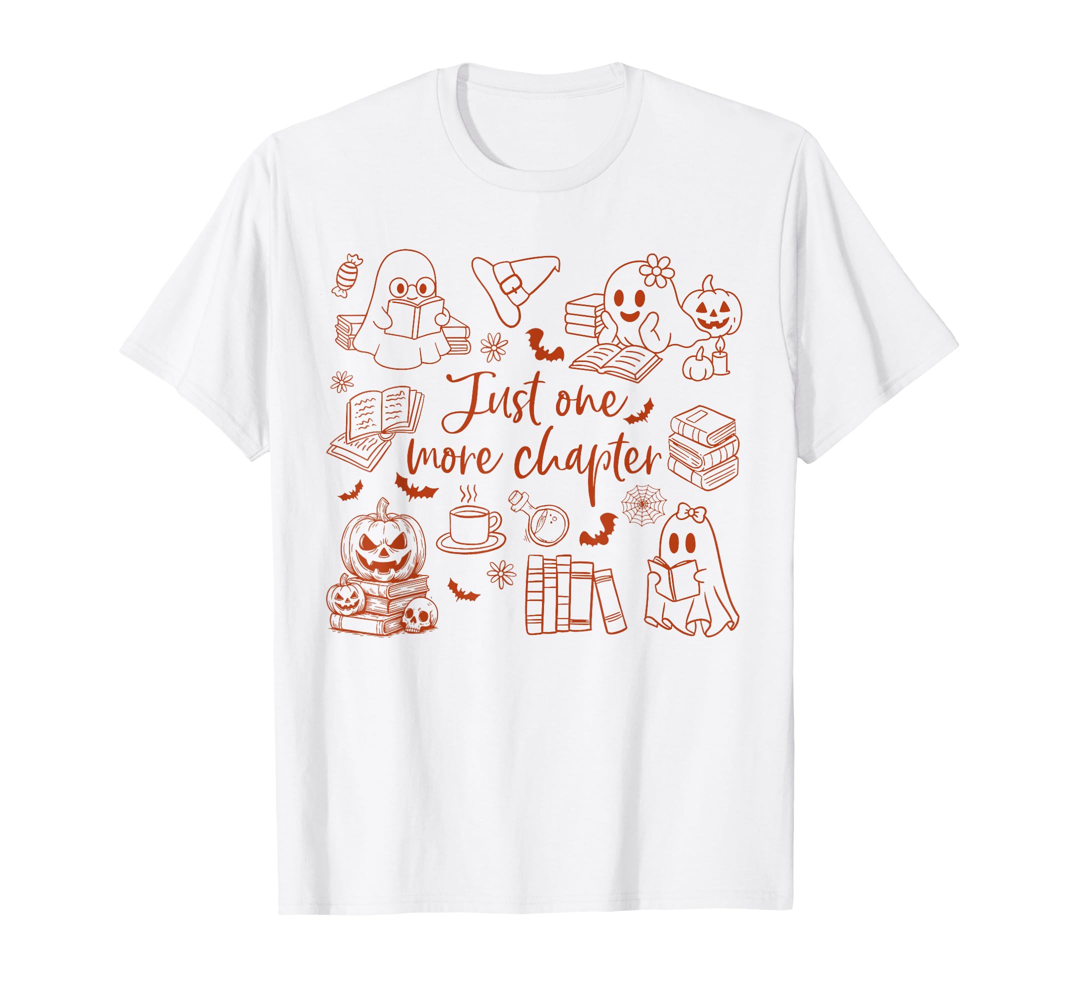 Halloween Vibes Boo Reading Book Lover T-Shirt - Streetwear Style Unisex - T-Shirt, Sweatshirt, Hoodie