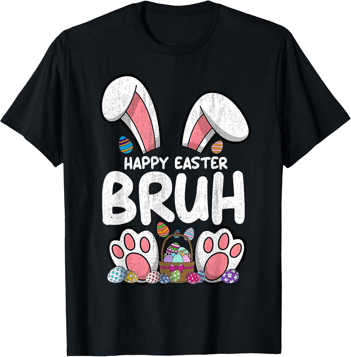 Bruh Easter Eggs Bunny Easter Unisex T-shirt, Sweatshirt, Hoodie, Long Sleeve Tee - T-Shirt, Sweatshirt, Hoodie