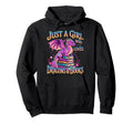 Just Who Loves Dragons And Books Hoodie - Casual Everyday Wear Unisex - T-Shirt, Sweatshirt, Hoodie