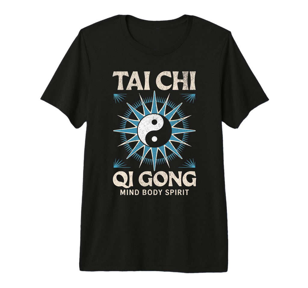 Tai Chi Qi Gong Breath Work Mind T-Shirt - Aesthetic Graphic Men Women - T-Shirt, Sweatshirt, Hoodie