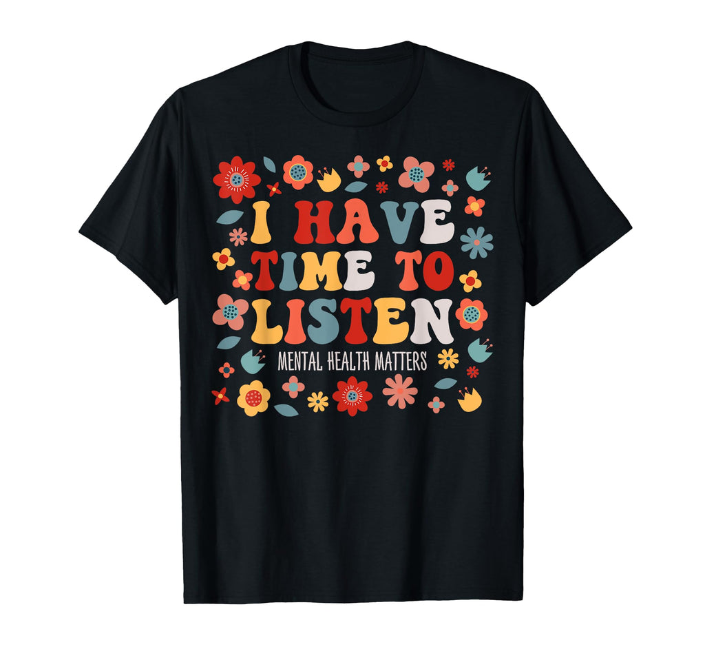 Green Ribbon I Have Time To Listen T-Shirt - Trendy Graphic Men Women - T-Shirt, Sweatshirt, Hoodie