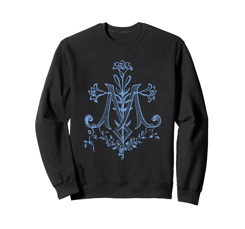 Marian M Monogram Catholic Womens Sweatshirt - Casual Everyday Wear Unisex - T-Shirt, Sweatshirt, Hoodie