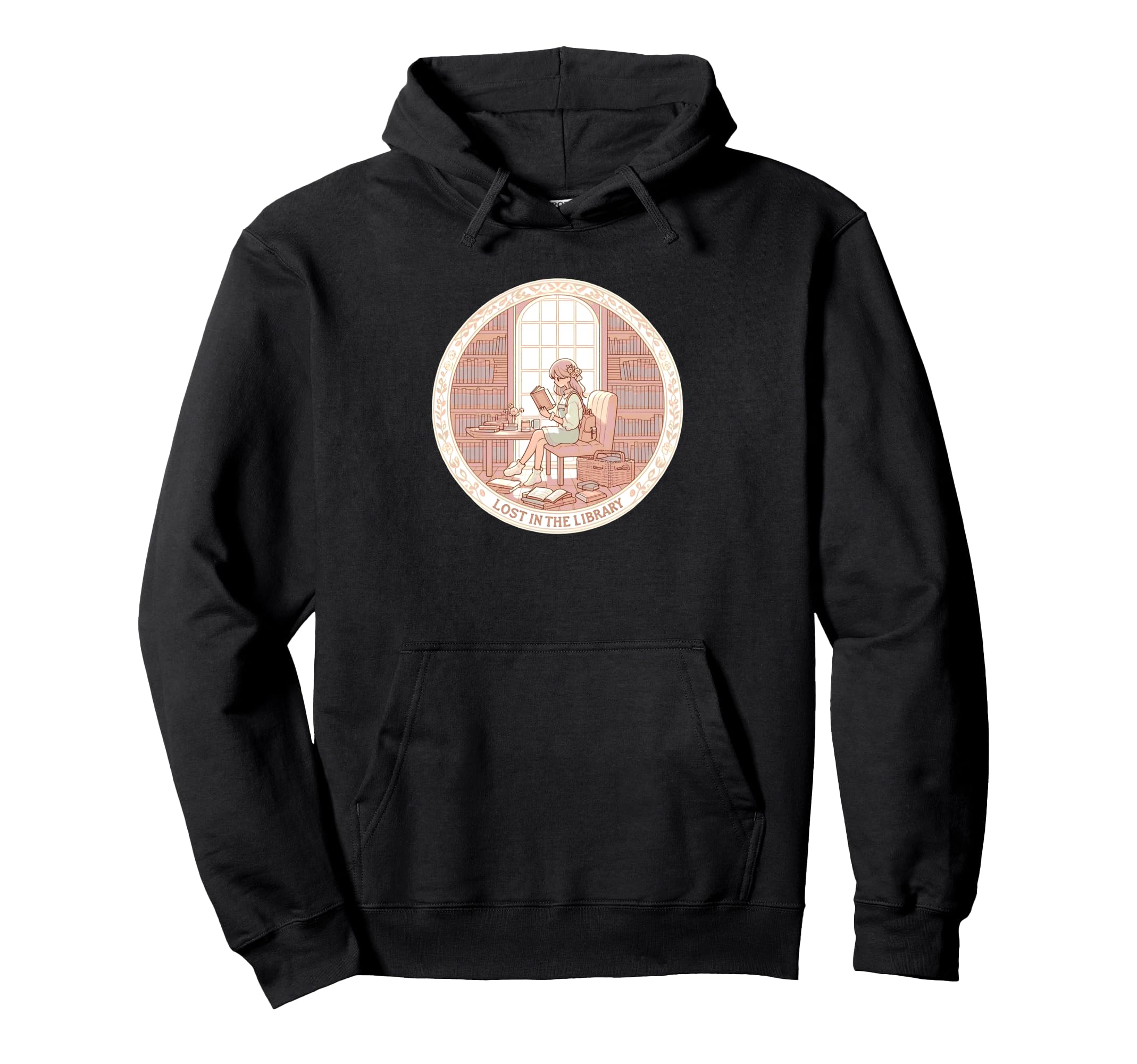 Reading Books Library Bibliophile Soft Hoodie - Streetwear Style Unisex - T-Shirt, Sweatshirt, Hoodie