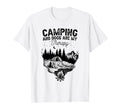 Heartbeat Pawprint Dogs And Camping Hoodie - Custom Art Print for Adults - T-Shirt, Sweatshirt, Hoodie