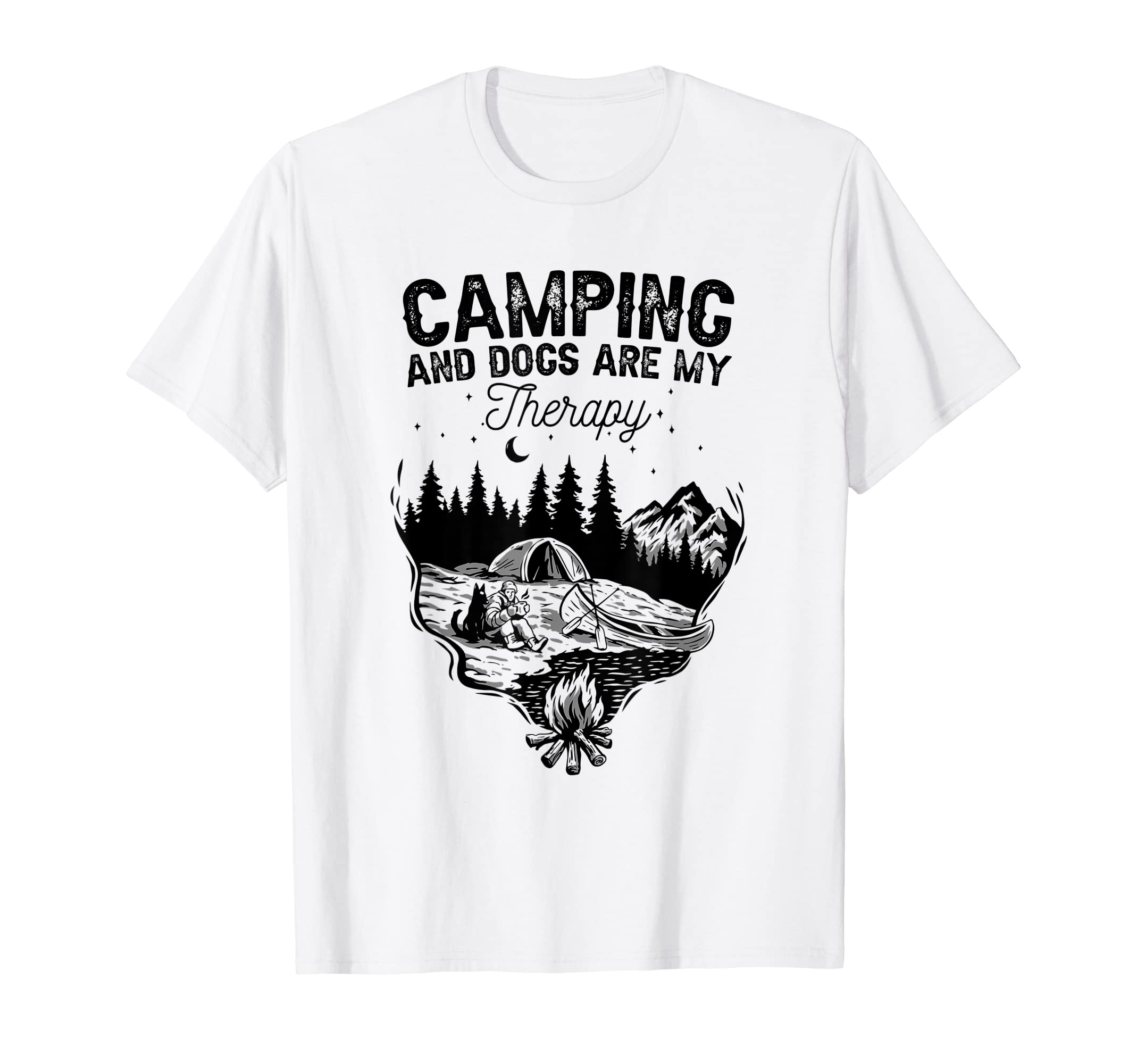 Heartbeat Pawprint Dogs And Camping Hoodie - Custom Art Print for Adults - T-Shirt, Sweatshirt, Hoodie