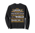 Book Reading Bookworm Library Sweatshirt - Casual Everyday Wear Unisex - T-Shirt, Sweatshirt, Hoodie