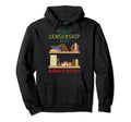 Book Reading Nerd Fight Censorship Hoodie - Novelty Apparel for Adults - T-Shirt, Sweatshirt, Hoodie