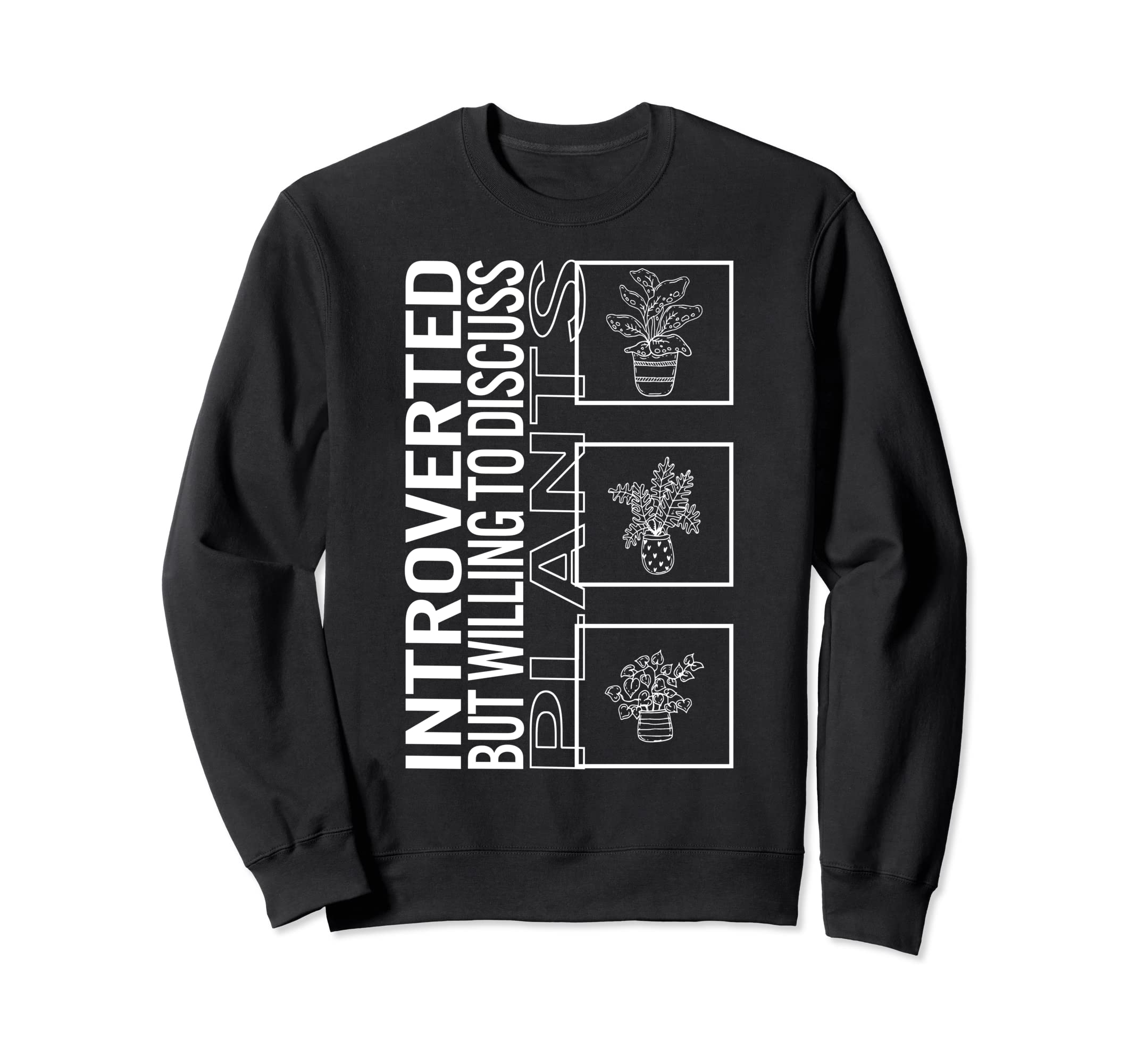 Introverted But Willing To Discuss Sweatshirt - Aesthetic Graphic Unisex - T-Shirt, Sweatshirt, Hoodie