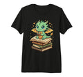 Dragon Bookworm Funny Fantasy Reading T-Shirt - Streetwear Style Unisex - T-Shirt, Sweatshirt, Hoodie