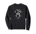 Dog Paw Heart Tattoo Pet Lovers Sweatshirt - Streetwear Style Unisex - T-Shirt, Sweatshirt, Hoodie