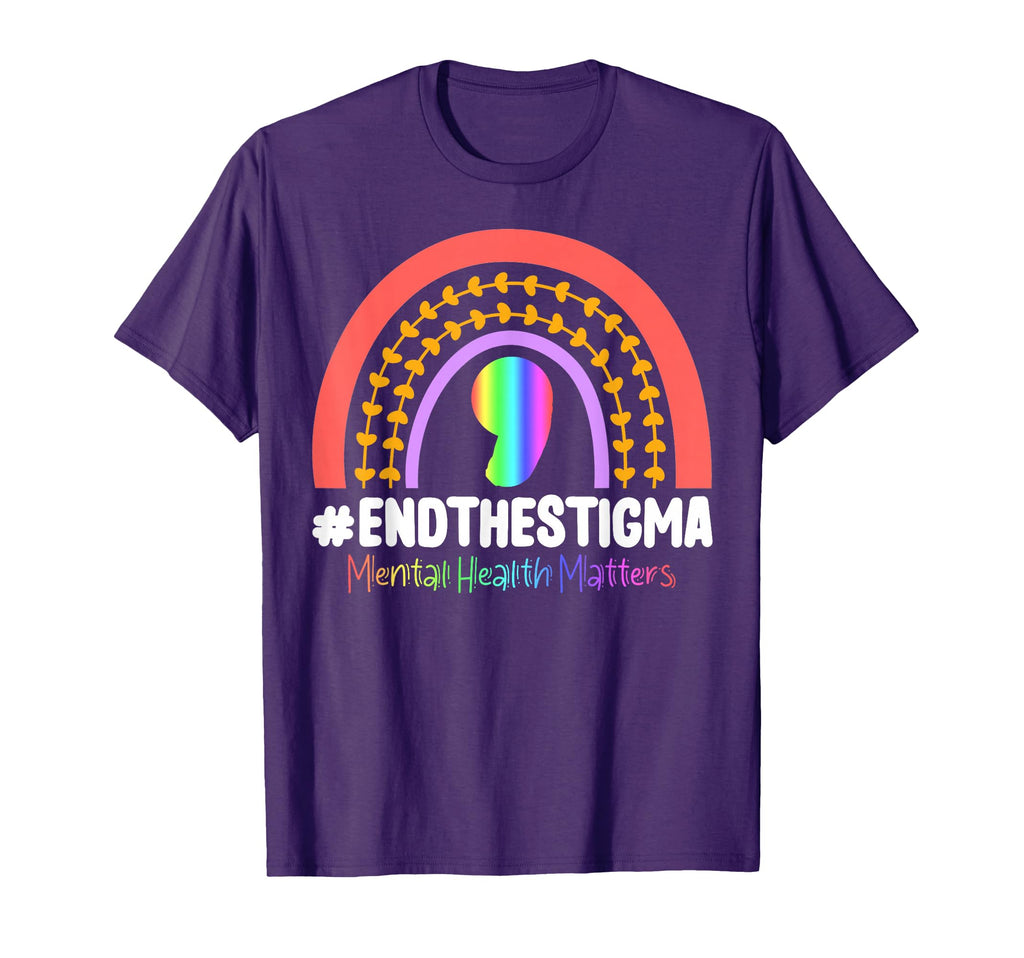Mental Health Awareness End T-Shirt - Casual Everyday Wear Men Women - T-Shirt, Sweatshirt, Hoodie