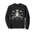 Meditation Leopard Yoga Pose Sweatshirt - Fun Novelty Design Unisex - T-Shirt, Sweatshirt, Hoodie