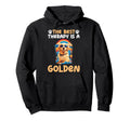 Best Therapy Is Golden Retriever Dog Lovers Hoodie - Novelty Apparel Unisex - T-Shirt, Sweatshirt, Hoodie