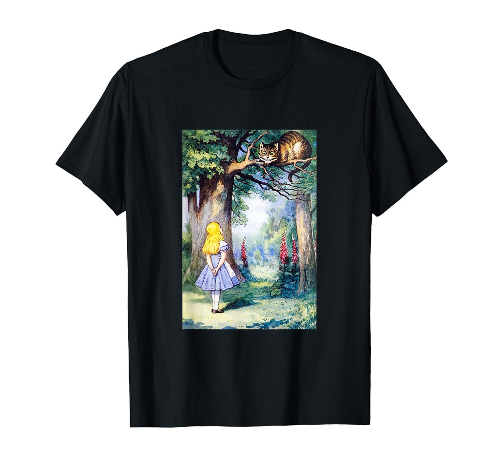 Alice 1915 Cheshire Cat Tree Silent T-Shirt - Aesthetic Graphic for Adults - T-Shirt, Sweatshirt, Hoodie