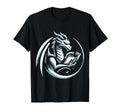 Dragon Reading Book Dragon T-Shirt - Casual Everyday Wear for Adults - T-Shirt, Sweatshirt, Hoodie