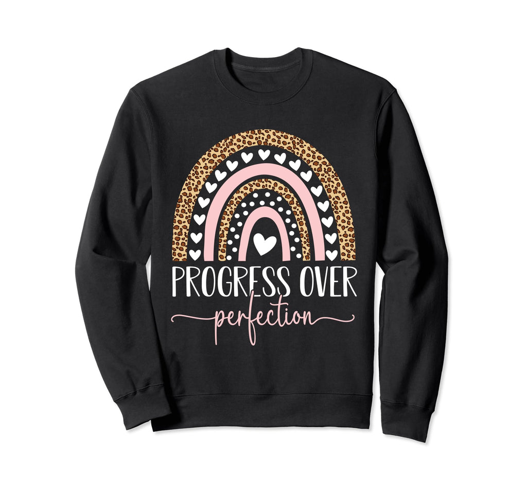Motivational Progress Over Sweatshirt - Unique Graphic Men Women - T-Shirt, Sweatshirt, Hoodie