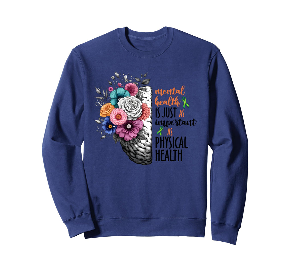 Mental Health Awareness Month Sweatshirt - Aesthetic Graphic for Adults - T-Shirt, Sweatshirt, Hoodie