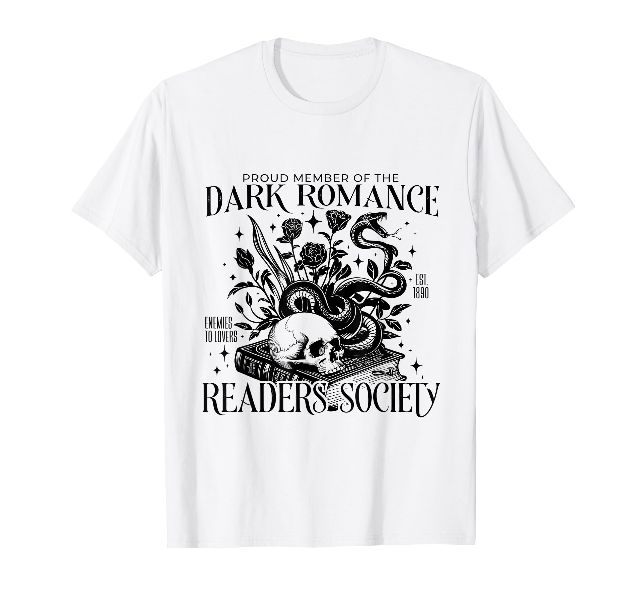 Dark Romance Readers Society T-Shirt - Streetwear Style Unisex - T-Shirt, Sweatshirt, Hoodie