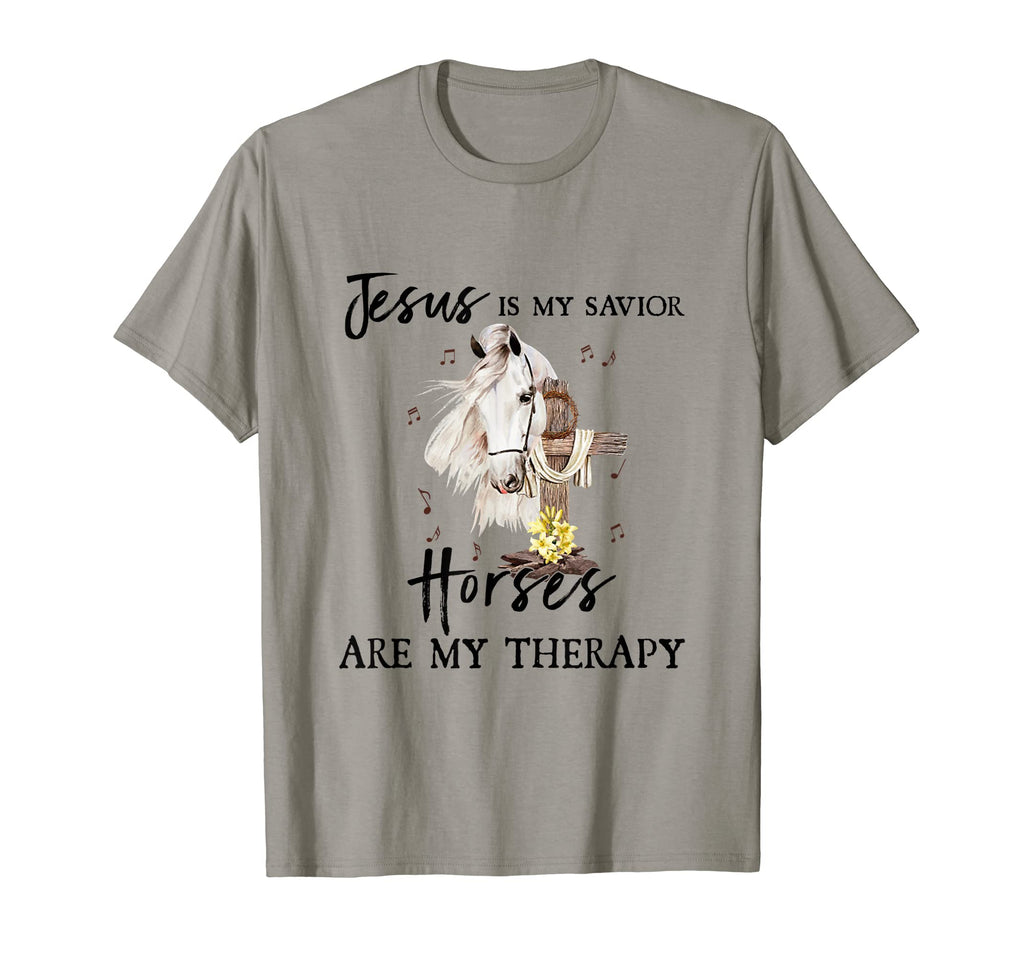 Jesus Is My Savior Horses Are My T-Shirt - Aesthetic Graphic Unisex - T-Shirt, Sweatshirt, Hoodie