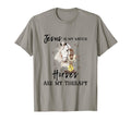 Jesus Is My Savior Horses Are My T-Shirt - Aesthetic Graphic Unisex - T-Shirt, Sweatshirt, Hoodie