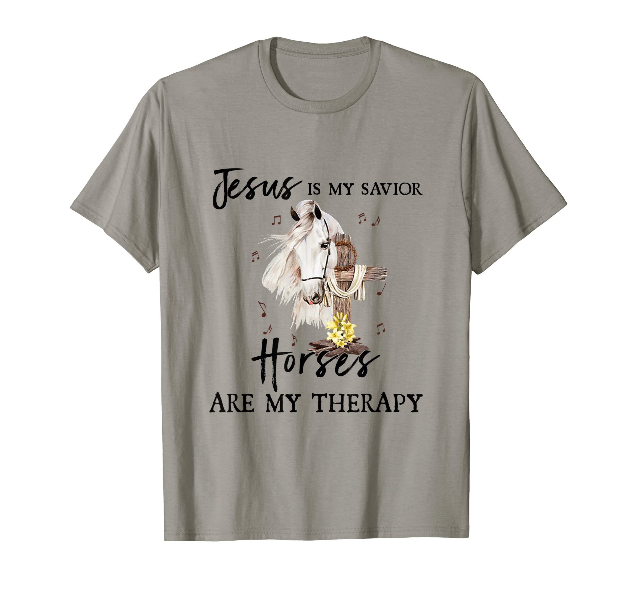 Jesus Is My Savior Horses Are My T-Shirt - Aesthetic Graphic Unisex - T-Shirt, Sweatshirt, Hoodie