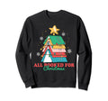Bibliophile All Booked Tree Book Sweatshirt - Minimalist Print for Adults - T-Shirt, Sweatshirt, Hoodie