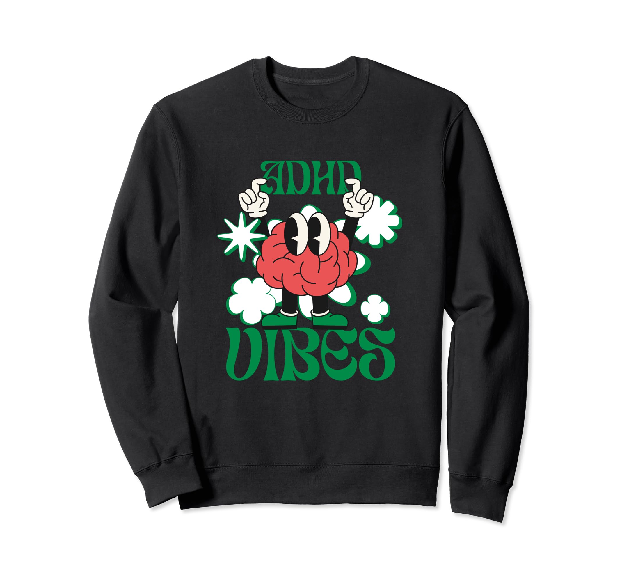 Funny Adhd Meme Brain Novelty Sweatshirt - Unique Graphic for Adults - T-Shirt, Sweatshirt, Hoodie