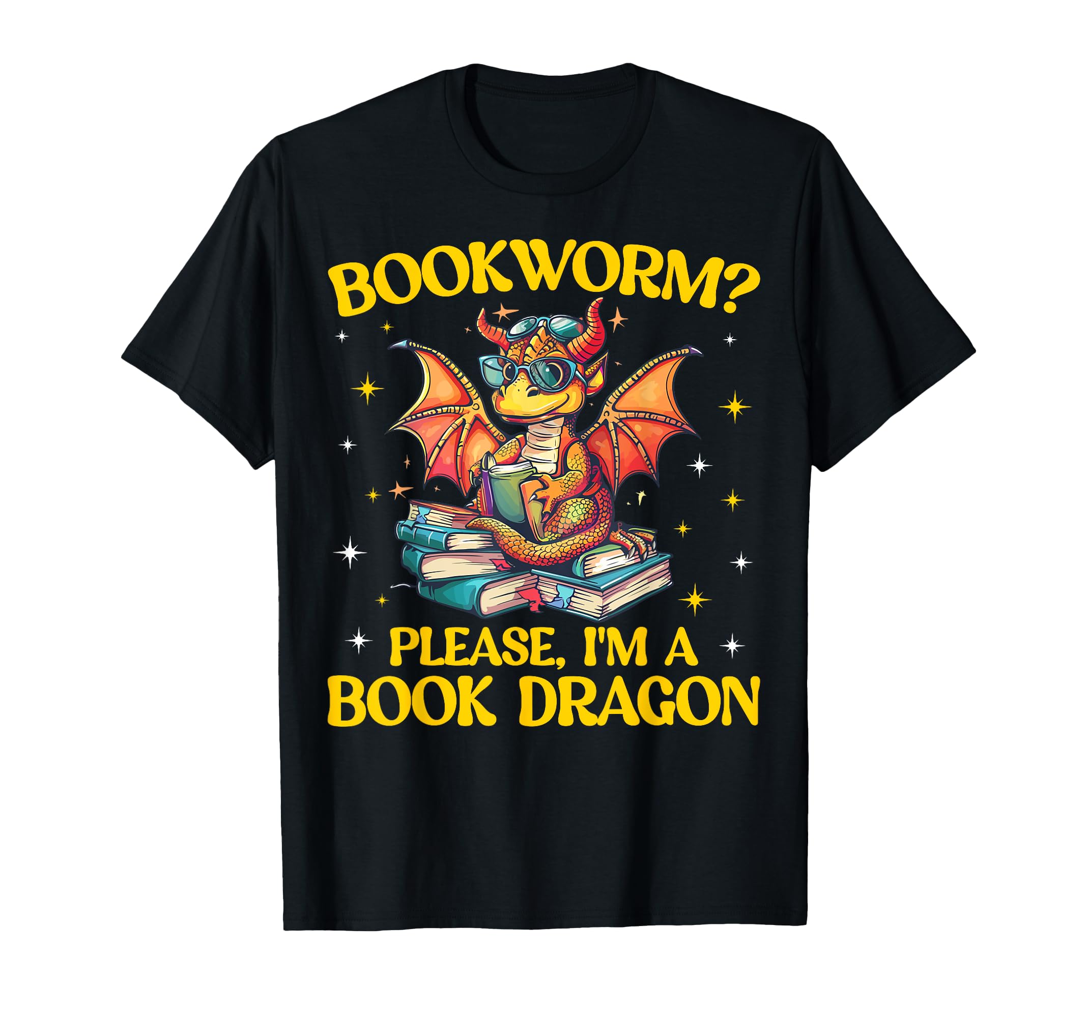 Bookworm Please Im Book Dragon T-Shirt - Aesthetic Graphic Unisex - T-Shirt, Sweatshirt, Hoodie