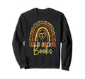 Wild About Books Animal Rainbow Sweatshirt - Aesthetic Graphic for Adults - T-Shirt, Sweatshirt, Hoodie