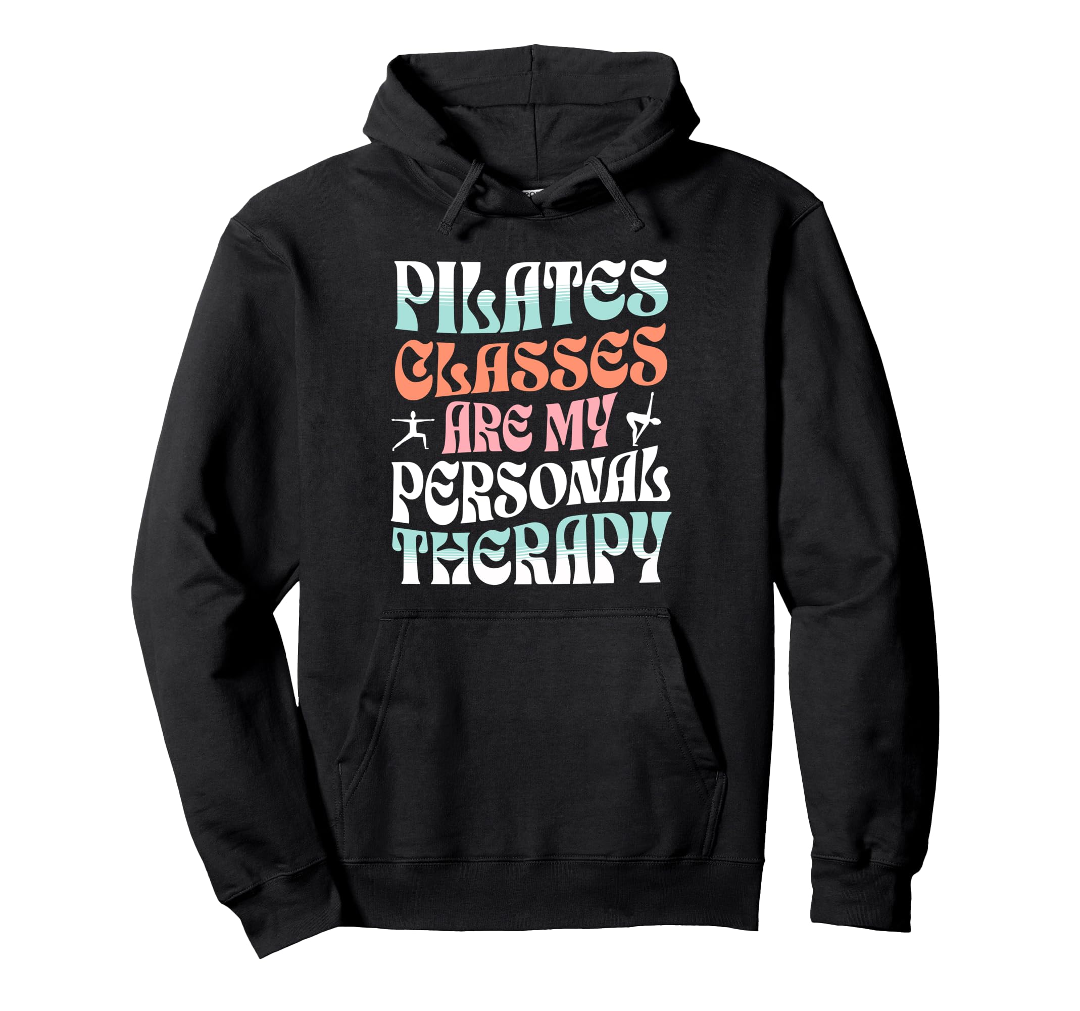 Pilates Therapy Fitness Self Care Hoodie - Minimalist Print Men Women - T-Shirt, Sweatshirt, Hoodie