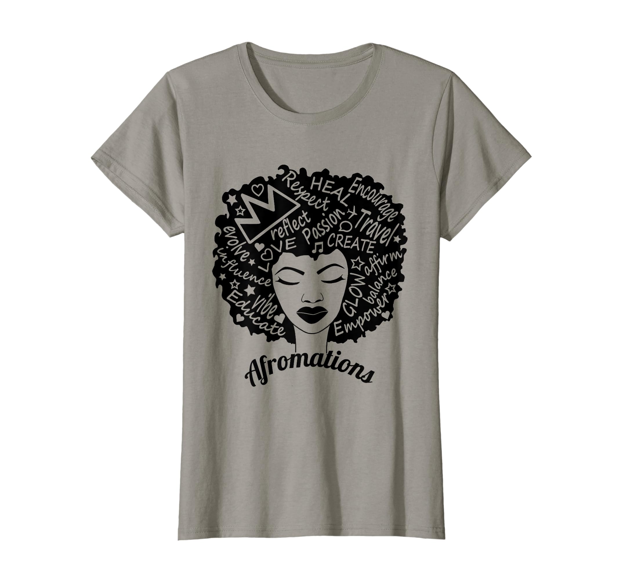 Positive Afromations Afro Affirmations T-Shirt - Trendy Graphic Unisex - T-Shirt, Sweatshirt, Hoodie